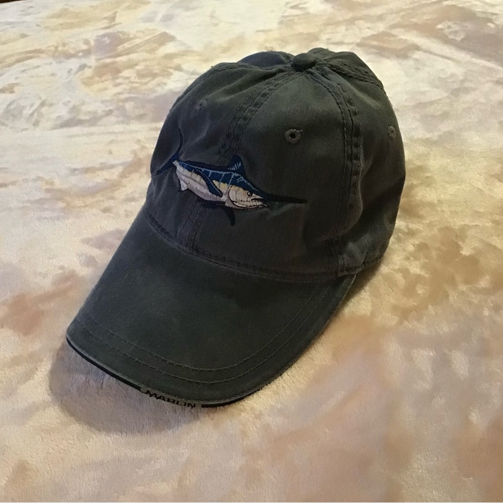 Cap with Marlin Embroidery